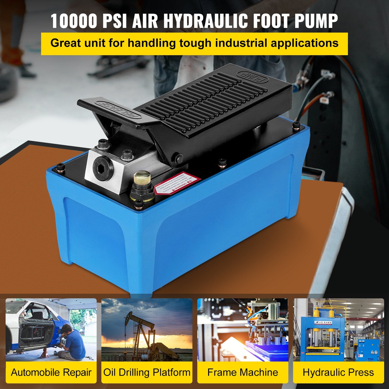 Pneumatinė hidraulinė pompa VEVOR, 10 000 PSI