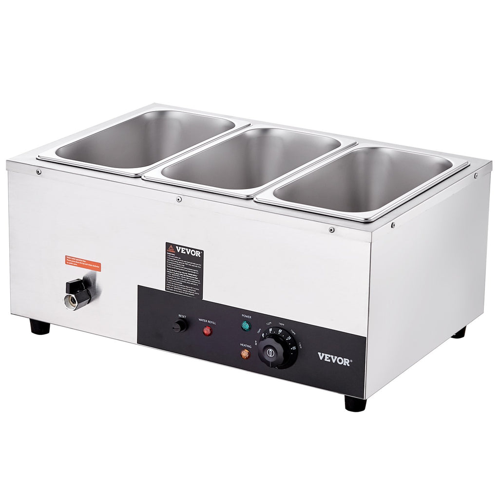 Elektrinis maisto šildytuvas VEVOR Bain Marie, 1500W