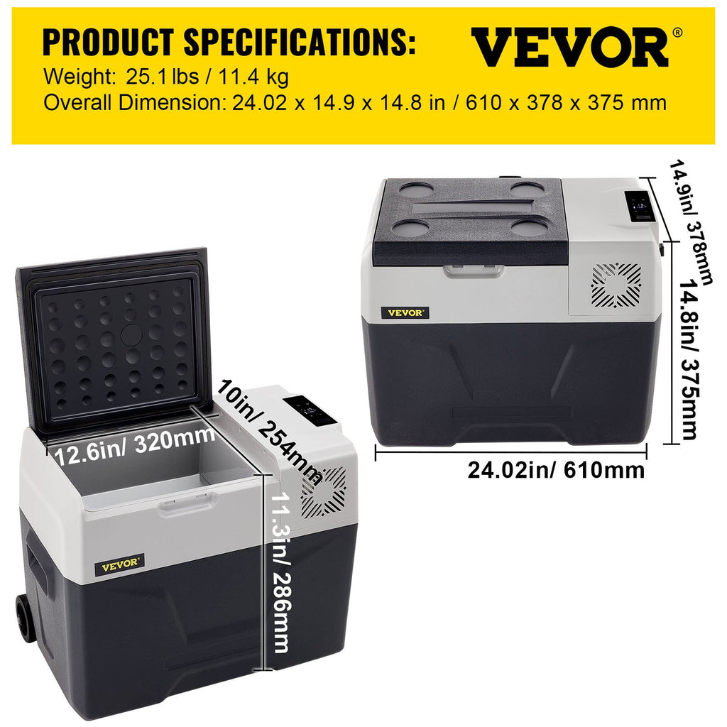 Automobilinis šaldytuvas VEVOR CX30, 30 l