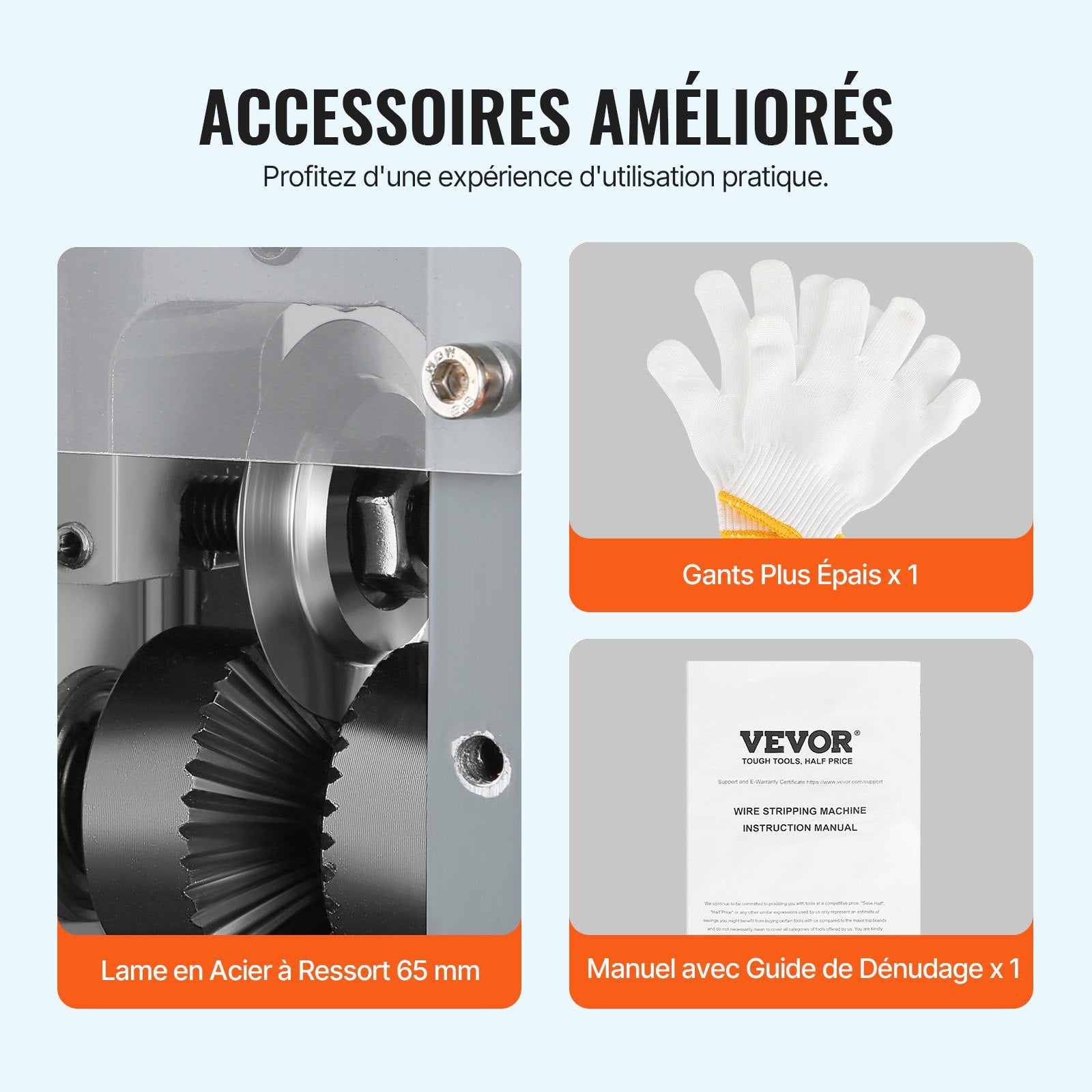 Automatinė laidų izoliacijos nuėmimo mašina VEVOR BXJDD180, 1,5–30 mm