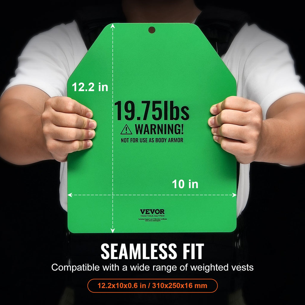 Svorio liemenės plokštės VEVOR JSPB-19.75LB, 2 x 8,96 kg