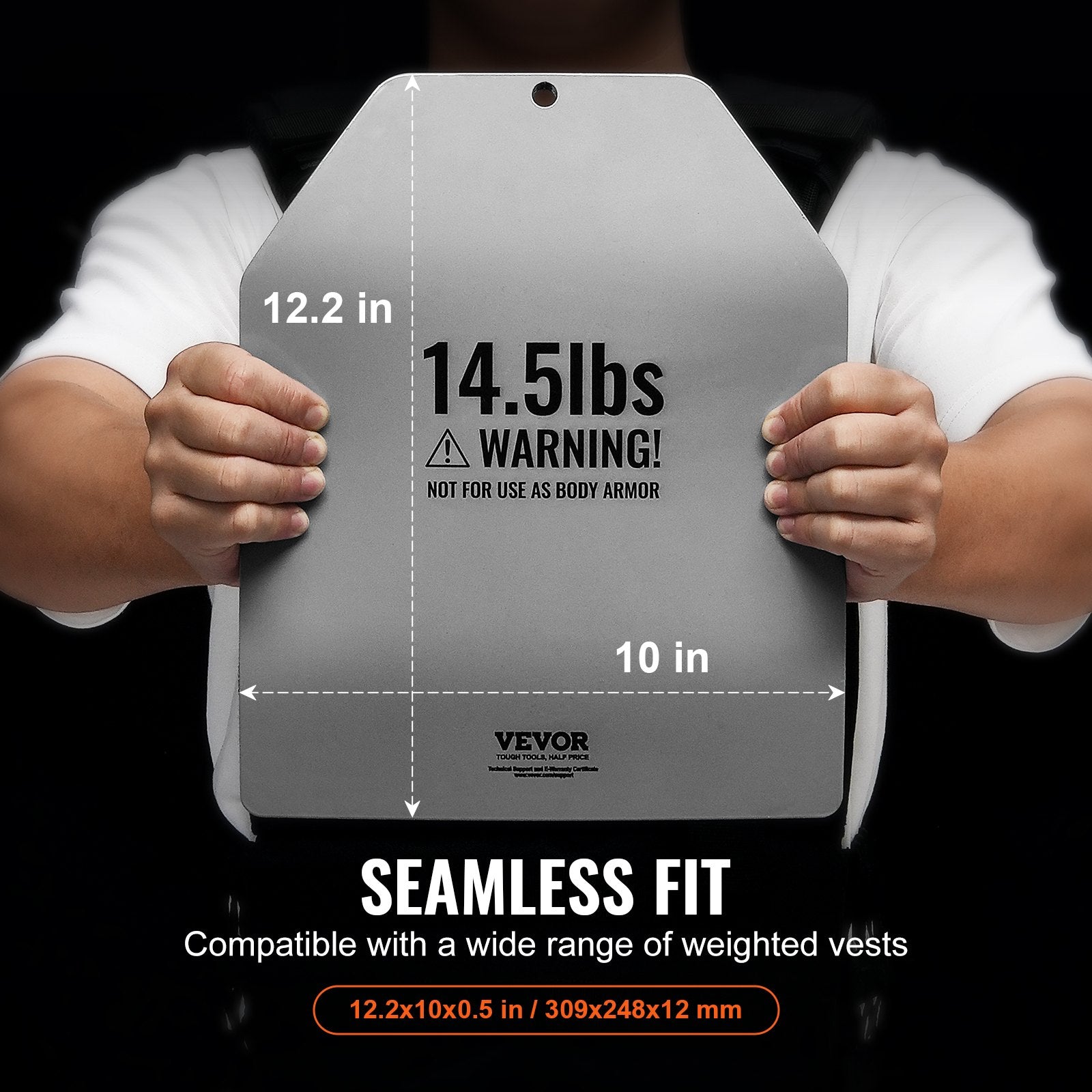 Svorio liemenės plokštės VEVOR JSCB-14.5LB, 2 x 6,58 kg