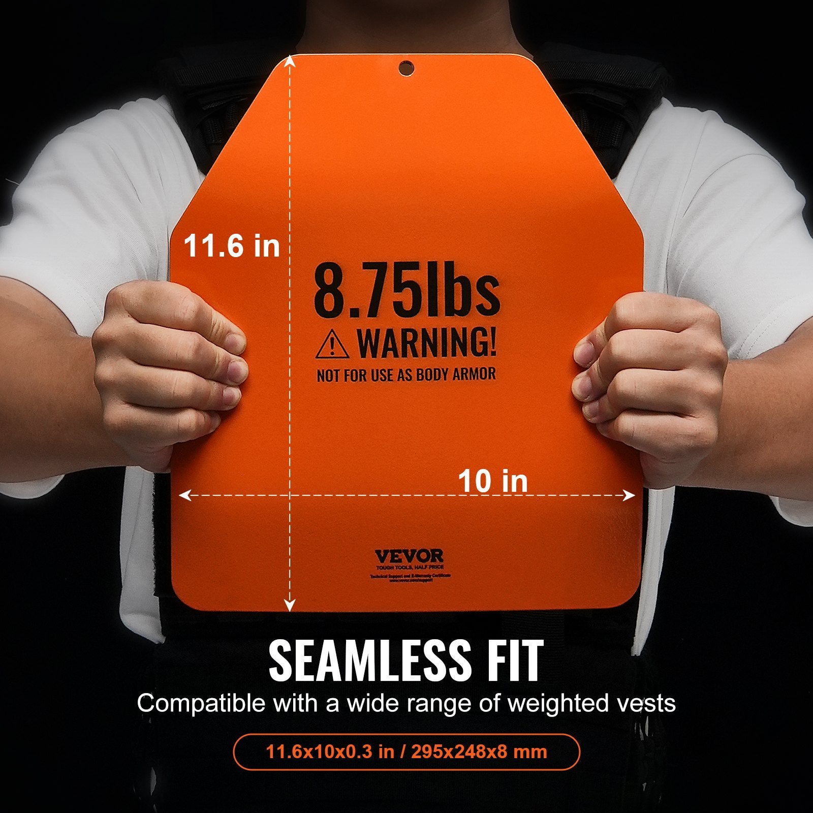 Svorio liemenės plokštės VEVOR JSCB-8.75LB, 2 vnt. po 3,97 kg