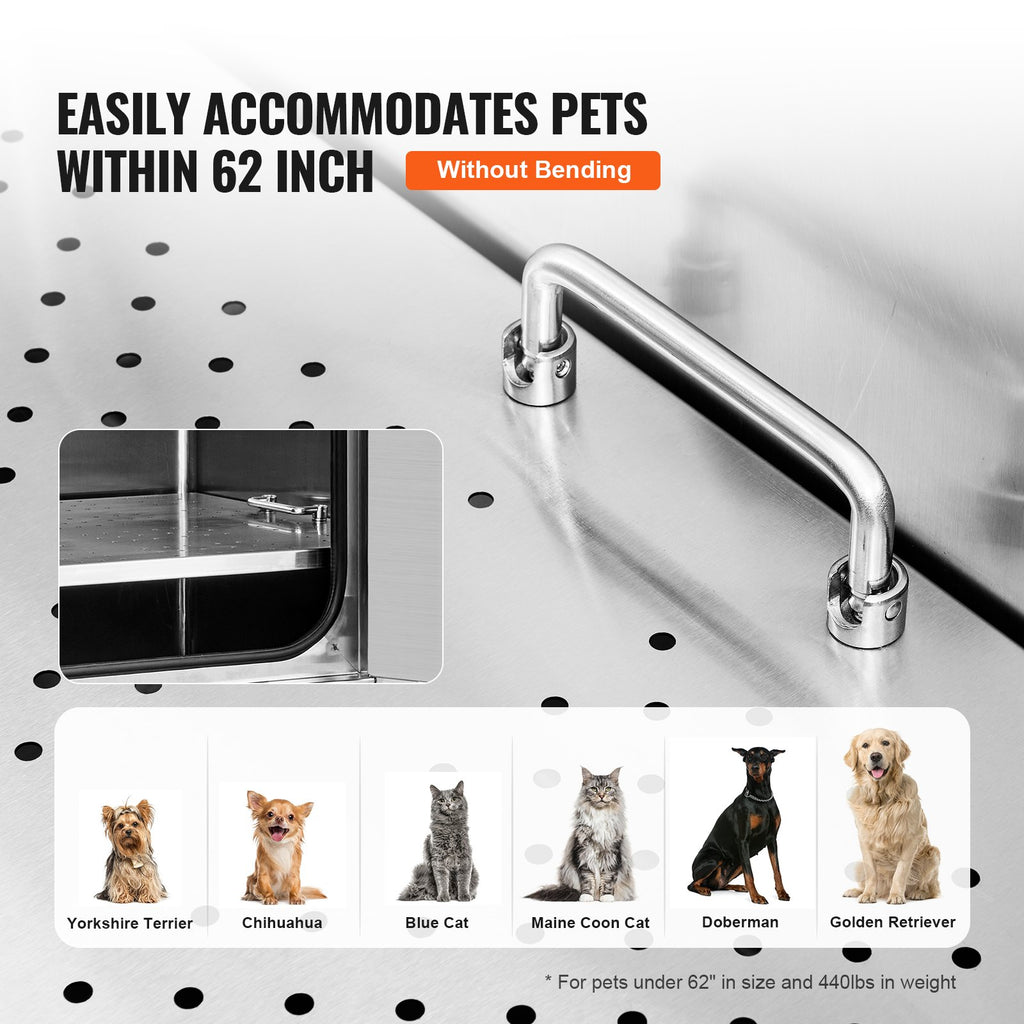 Šunų maudymo vonia VEVOR K1E01026, 157 cm ilgio