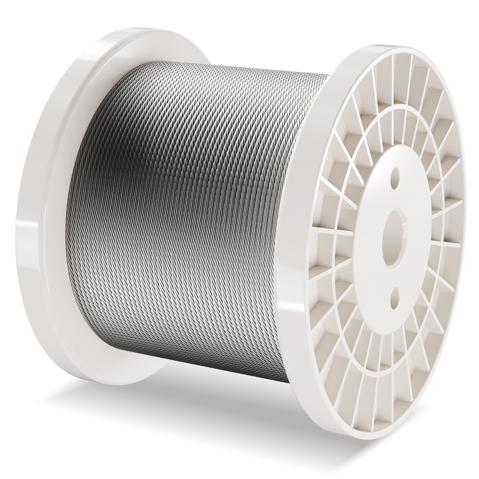 Plieninis trosas VEVOR S1/8-600, 182,3 m
