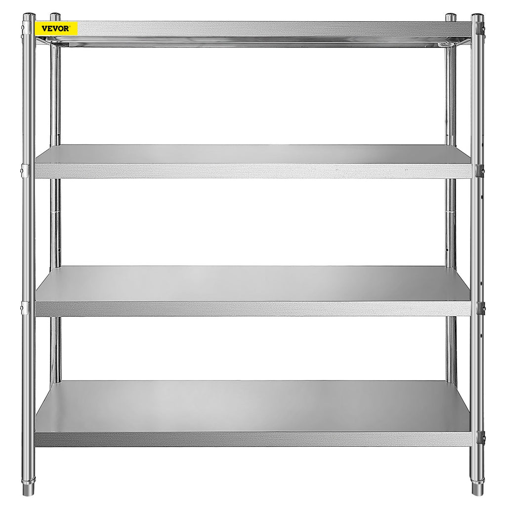 Nerūdijančio plieno lentyna VEVOR VV-SSS-4-72, 180x45x150 cm