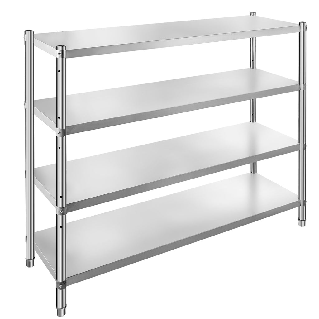 Nerūdijančio plieno lentyna VEVOR VV-SSS-4-72, 180x45x150 cm
