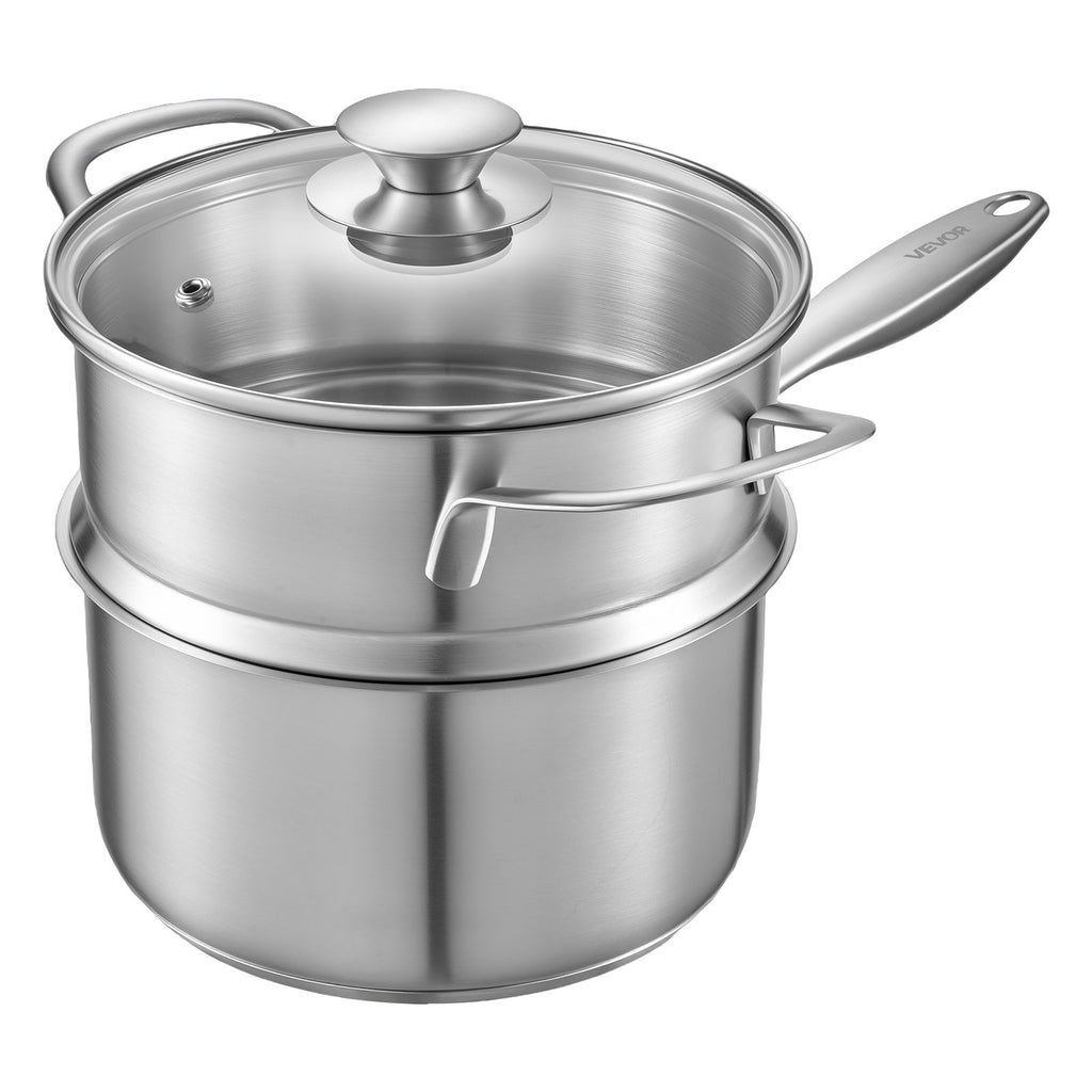Puodas su garinimo krepšiu VEVOR CS017-3, 1,42 l