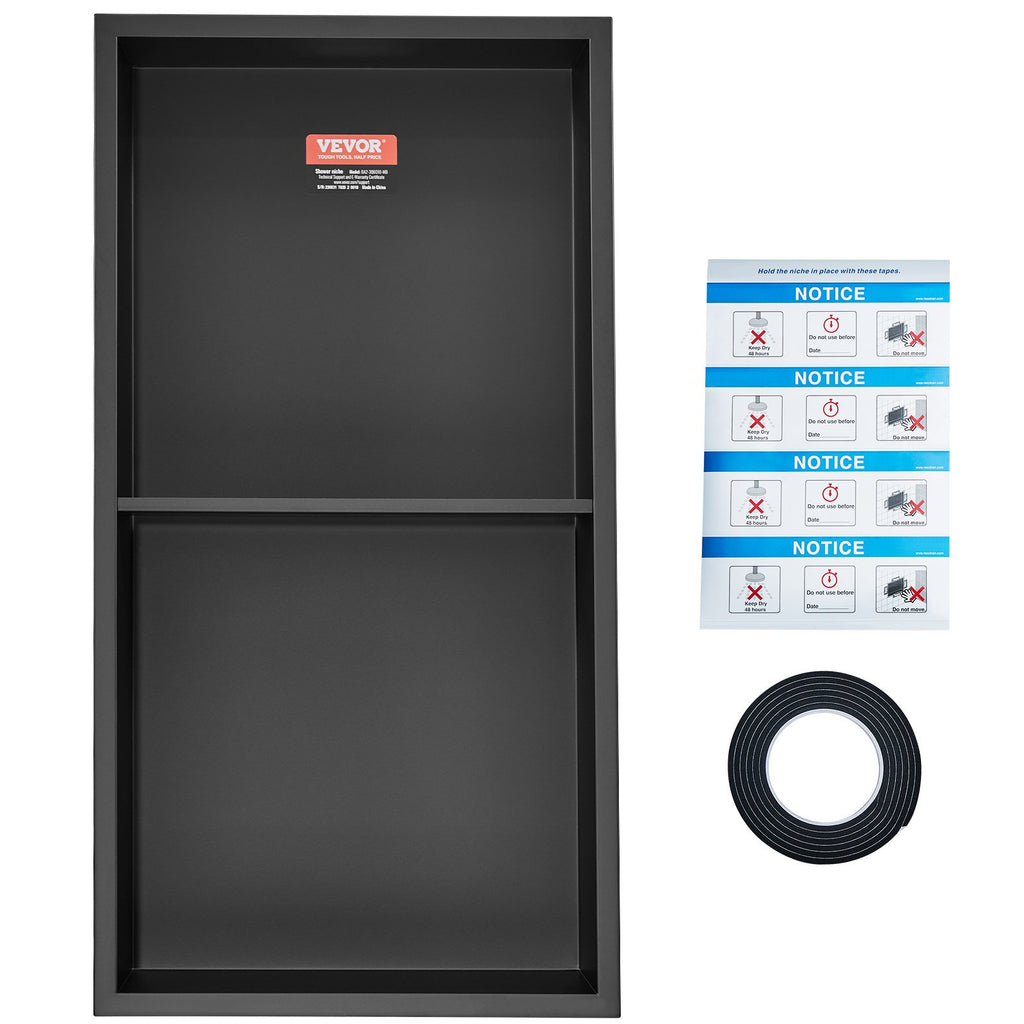 Dušo niša VEVOR BA2-306010-MB, 33,02 x 63,5 cm