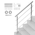 Lauko laiptų turėklai VEVOR SSH-1S-120-3, 120 cm ilgio