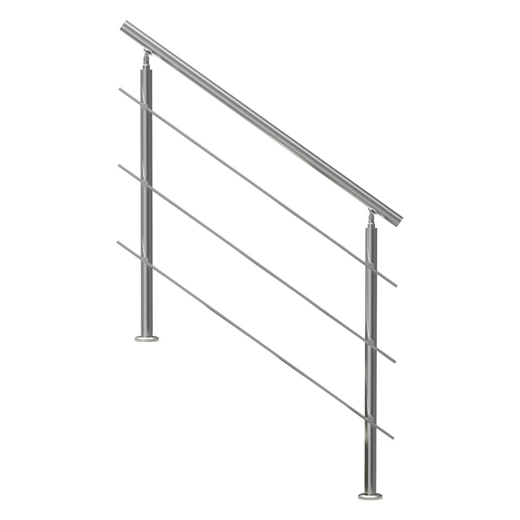 Lauko laiptų turėklai VEVOR SSH-1S-120-3, 120 cm ilgio