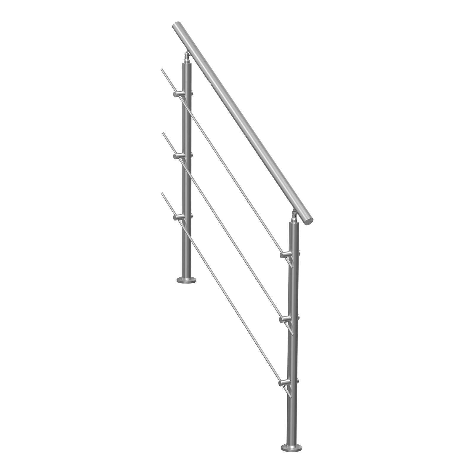 Lauko laiptų turėklai VEVOR SSH-1S-120-3, 120 cm ilgio