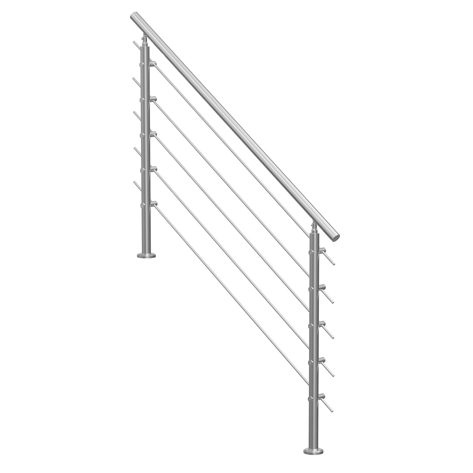 Lauko laiptų turėklai VEVOR SSH-1S-150-5, 150 cm ilgio