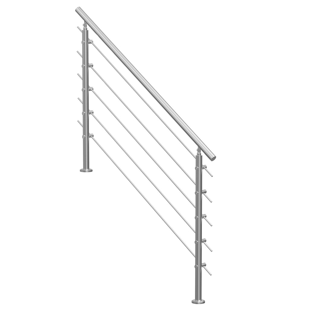 Lauko laiptų turėklai VEVOR SSH-1S-150-5, 150 cm ilgio