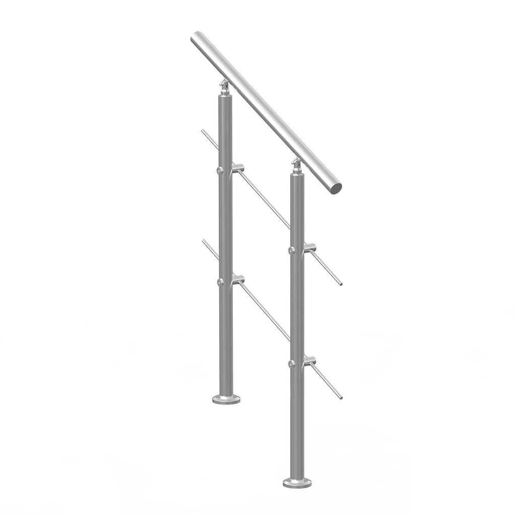 Lauko laiptų turėklai VEVOR SSH-1S-80-2, 80 cm ilgio