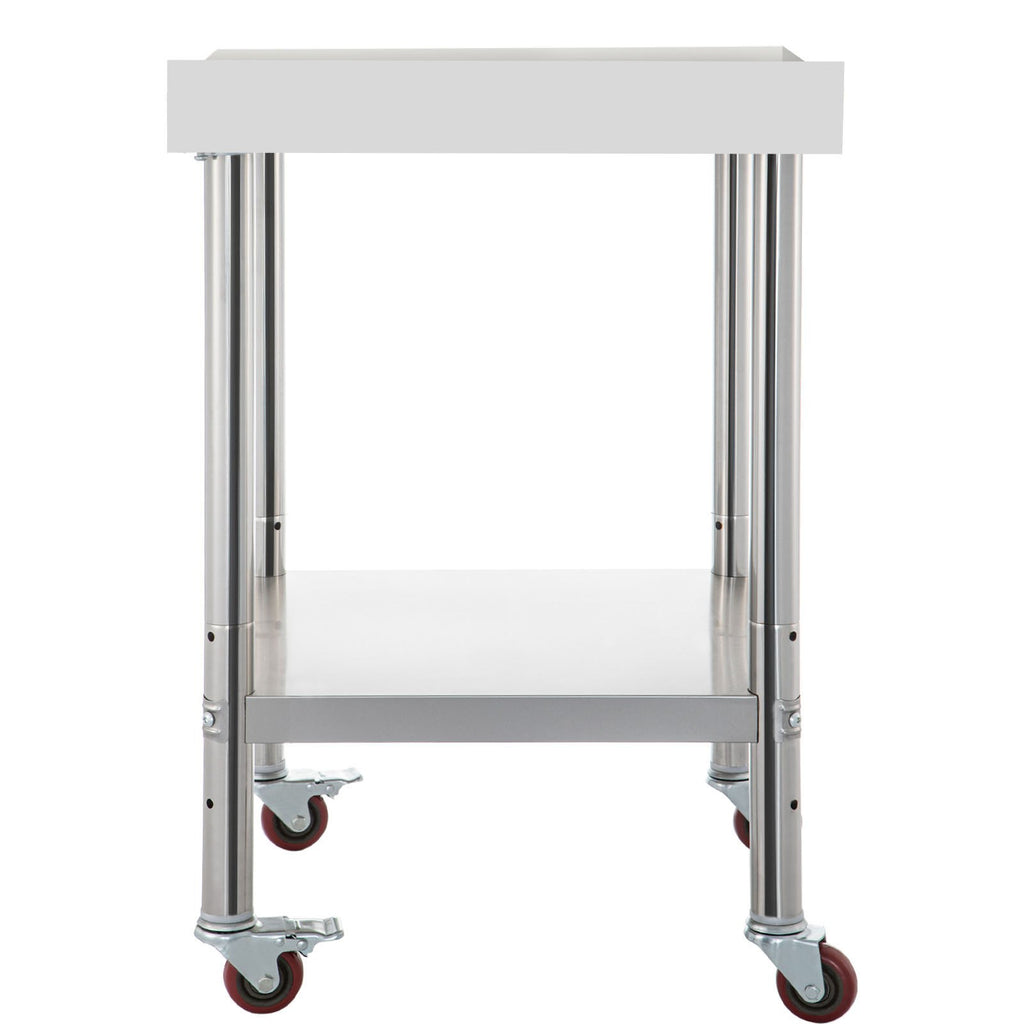 Nerūdijančio plieno paruošimo stalas VEVOR VV-SSWT-BJL-1524, 200 kg apkrova