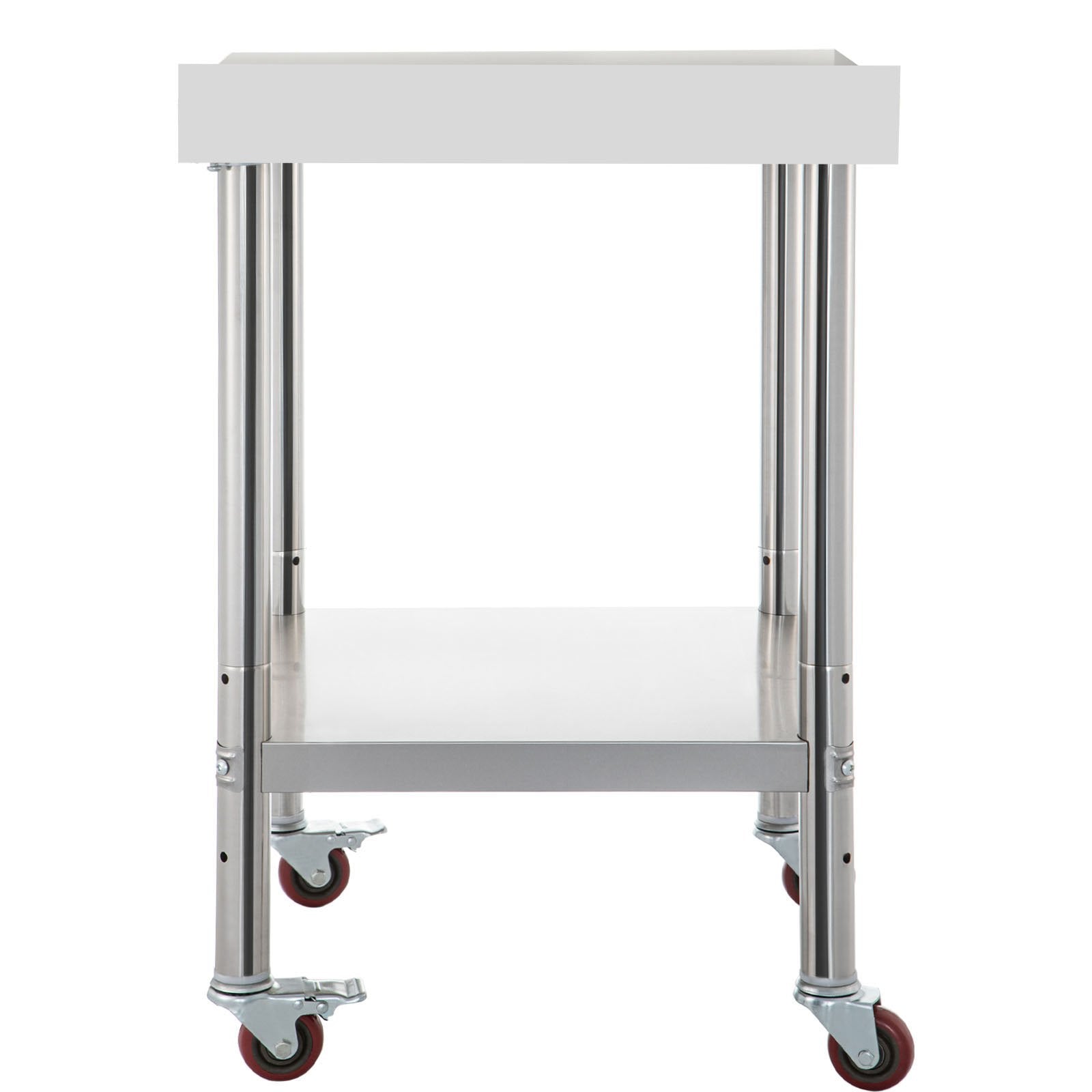 Nerūdijančio plieno paruošimo stalas VEVOR VV-SSWT-BJL-1524, 200 kg apkrova