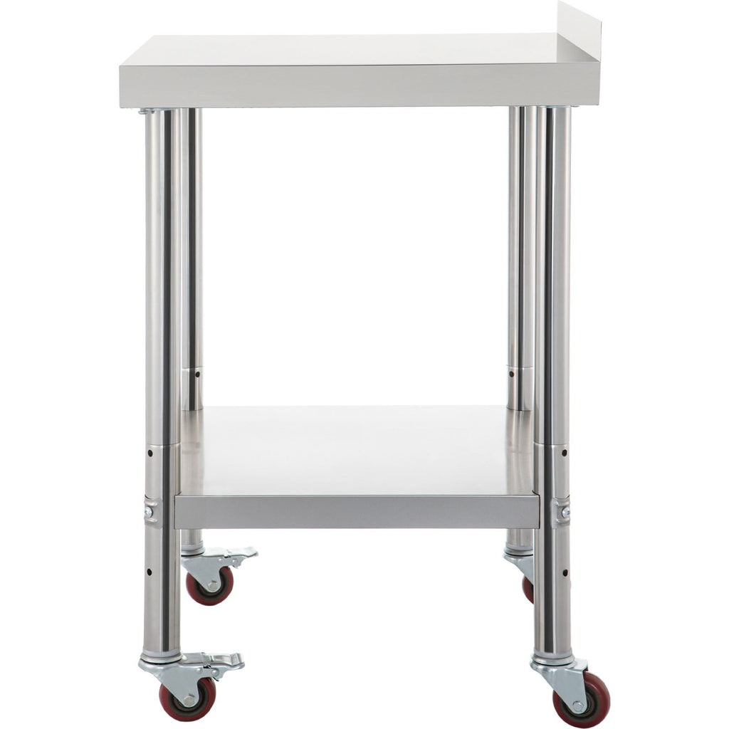 Nerūdijančio plieno paruošimo stalas VEVOR VV-SSWT-BJL-2430, 200 kg apkrova