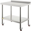 Nerūdijančio plieno paruošimo stalas VEVOR VV-SSWT-BJL-2436, 91x61 cm