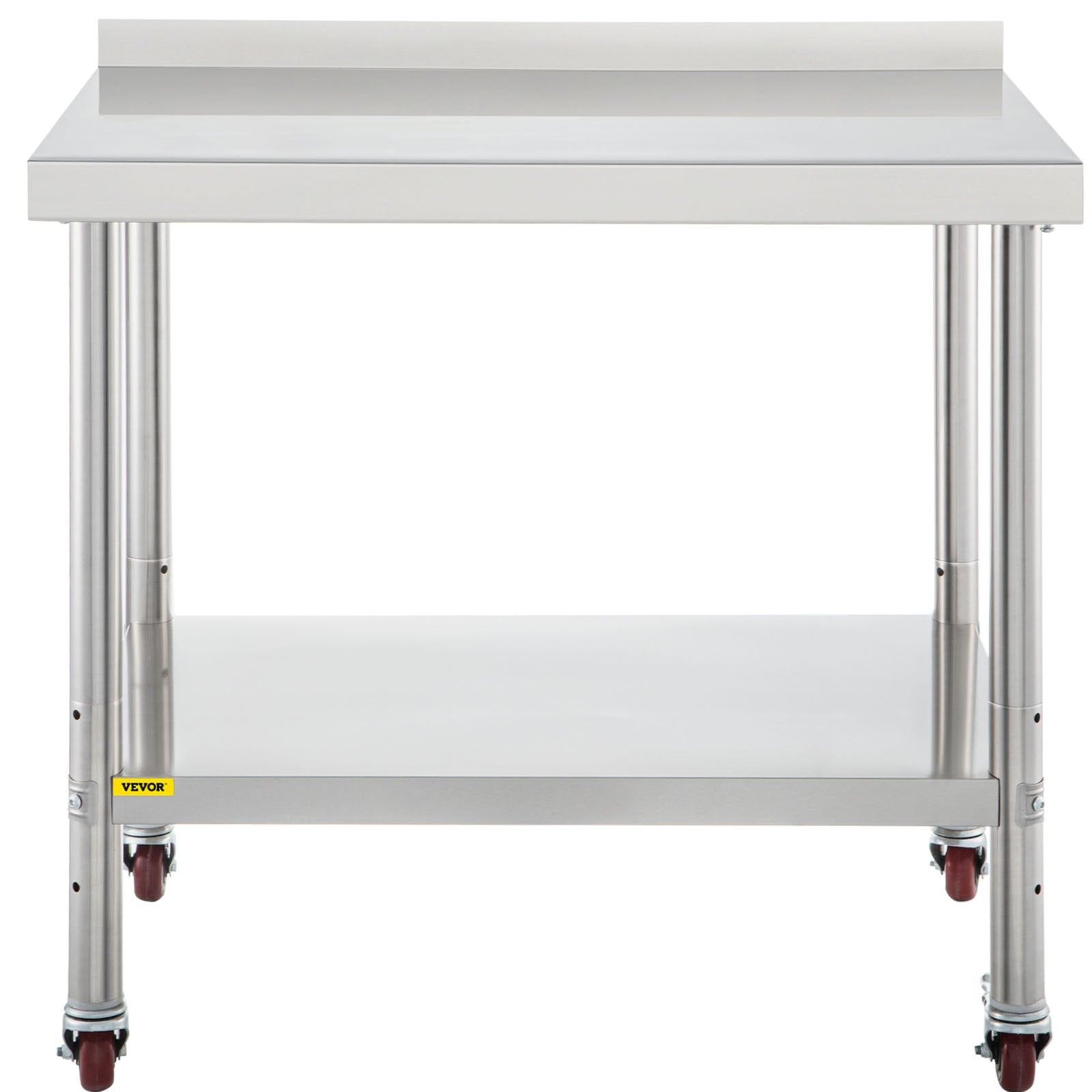 Nerūdijančio plieno paruošimo stalas VEVOR VV-SSWT-BJL-2436, 91x61 cm