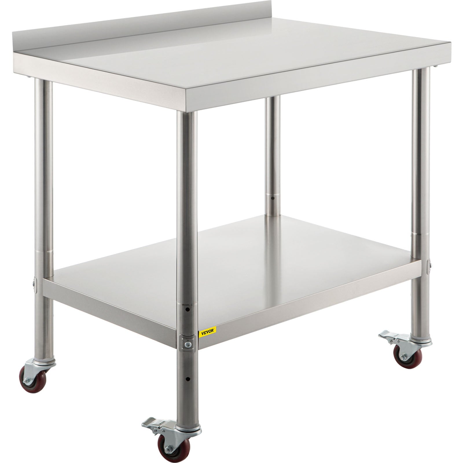 Nerūdijančio plieno paruošimo stalas VEVOR VV-SSWT-BJL-2436, 91x61 cm