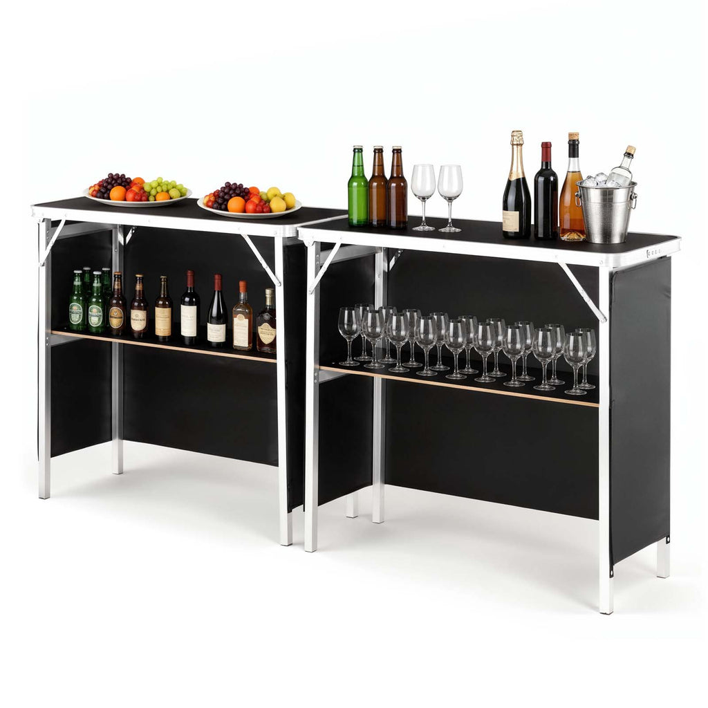 Sulankstomas baro stalas VEVOR ZG-LSZT-XLZZ, 980 x 385 x 870 mm