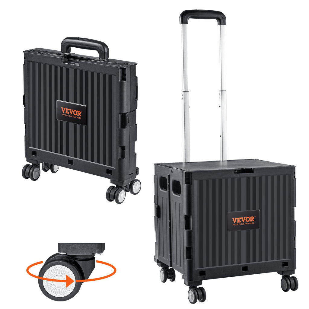 Sulankstomas transportavimo vežimėlis VEVOR 8822, 50 kg keliamoji galia