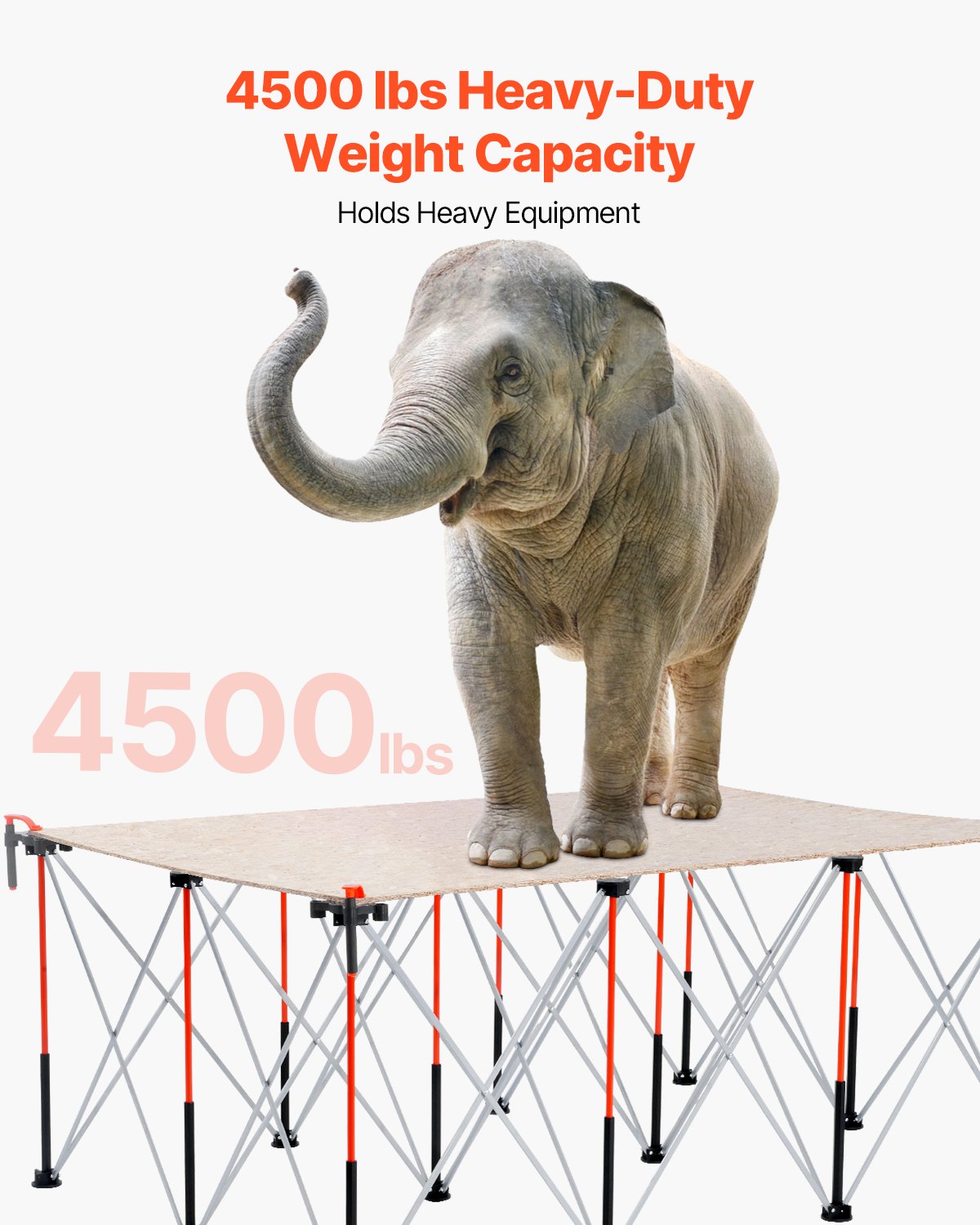 Sulankstomas darbinis stovas VEVOR SNT-12, 2041 kg keliamoji galia