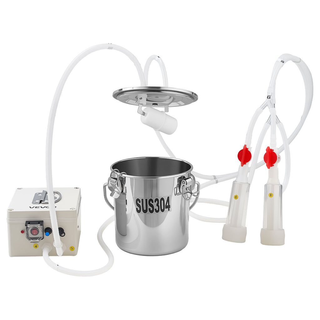 Ožkų melžimo aparatas VEVOR 9JWD-3, 3 l talpa