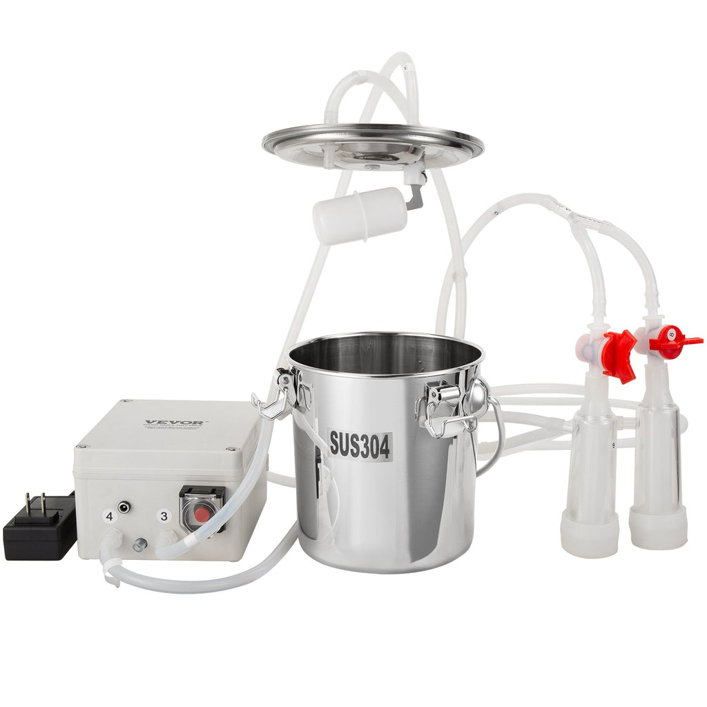 Ožkų melžimo aparatas VEVOR 9JYZ-3, 3 l talpos