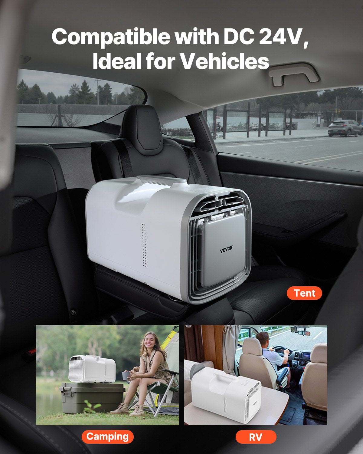 Nešiojamas oro kondicionierius VEVOR S03 PRO, 4250 BTU