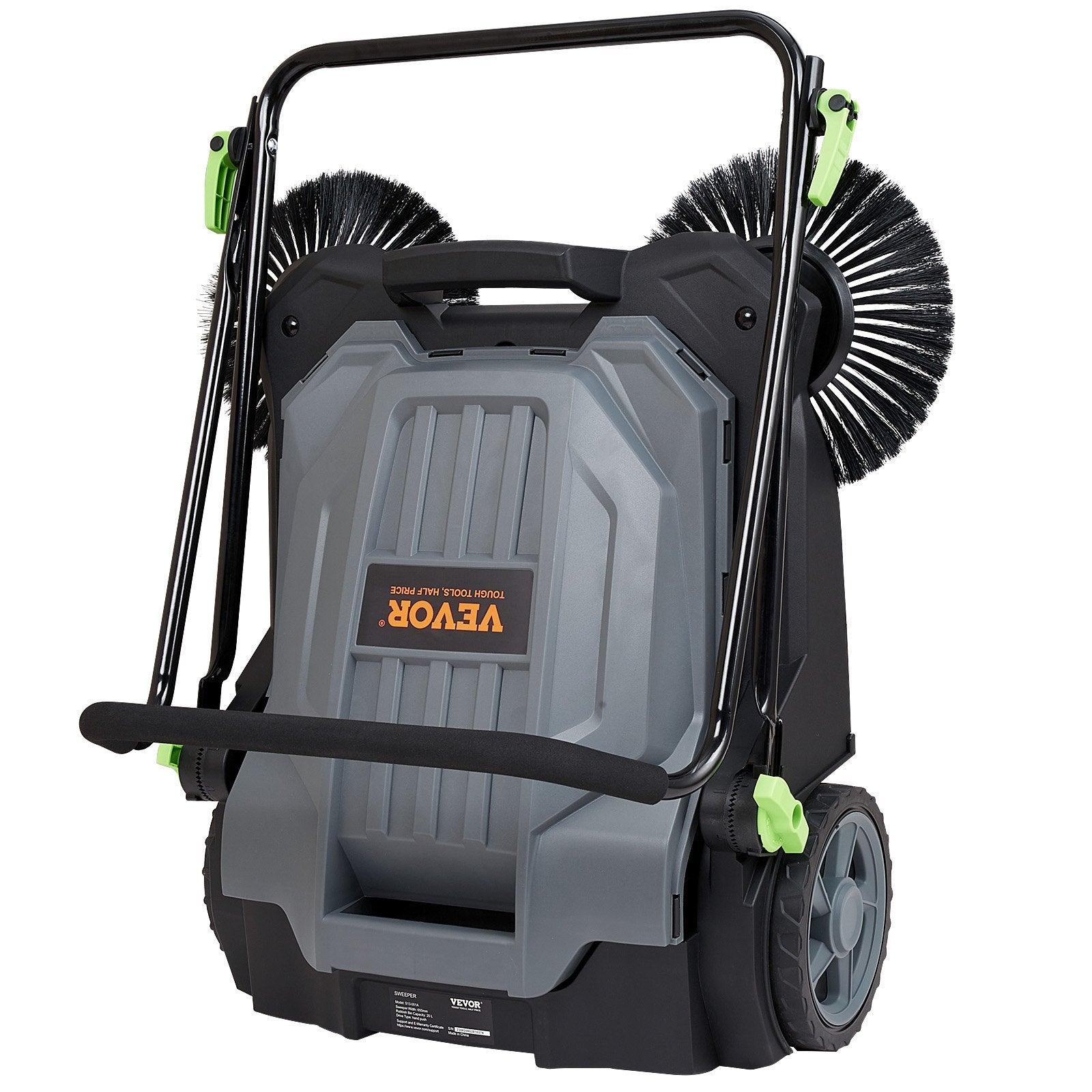 Mechaninė šlavimo mašina VEVOR S13-001A, 65 cm darbinis plotis