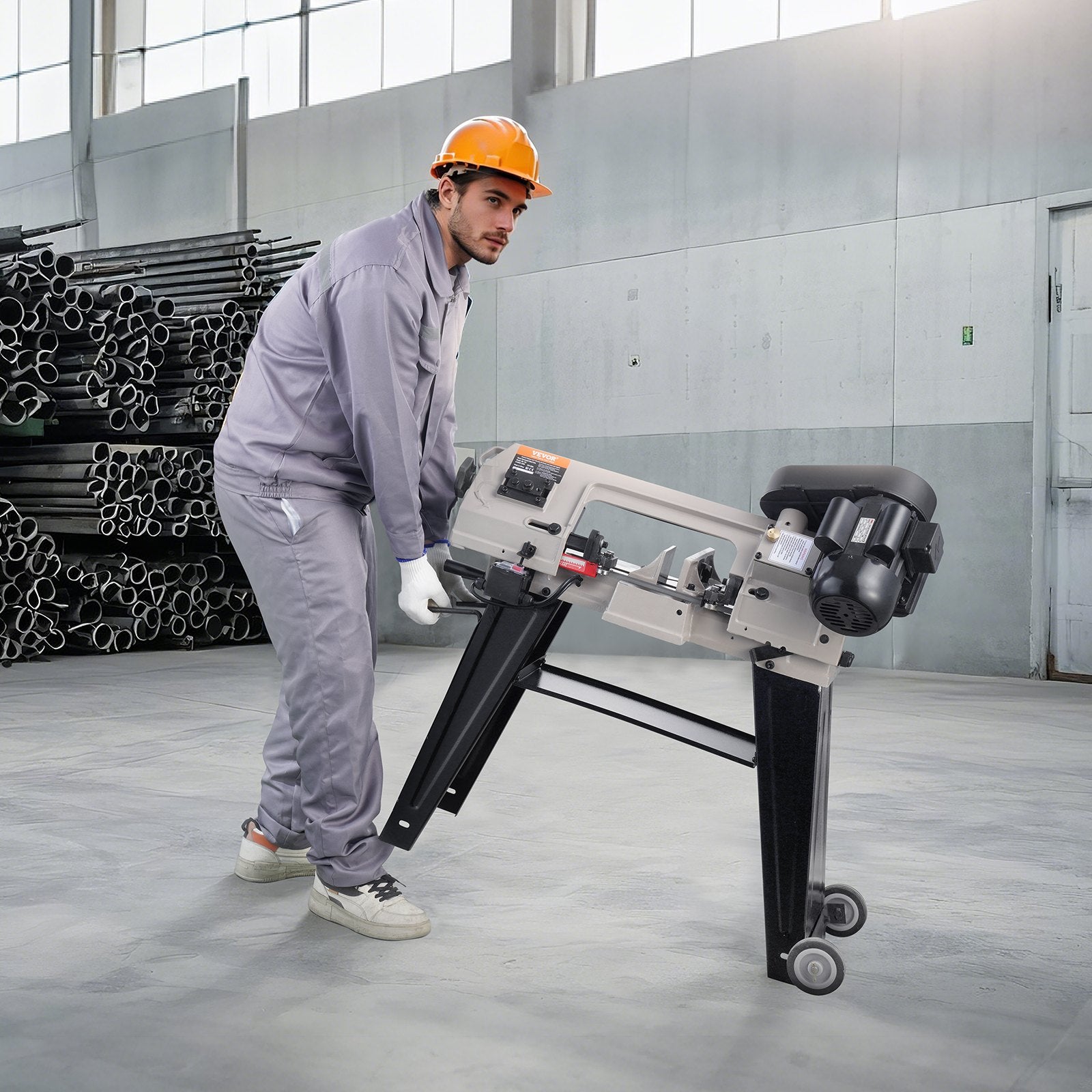 Juostinės metalo pjovimo staklės VEVOR BS-115, 550 W