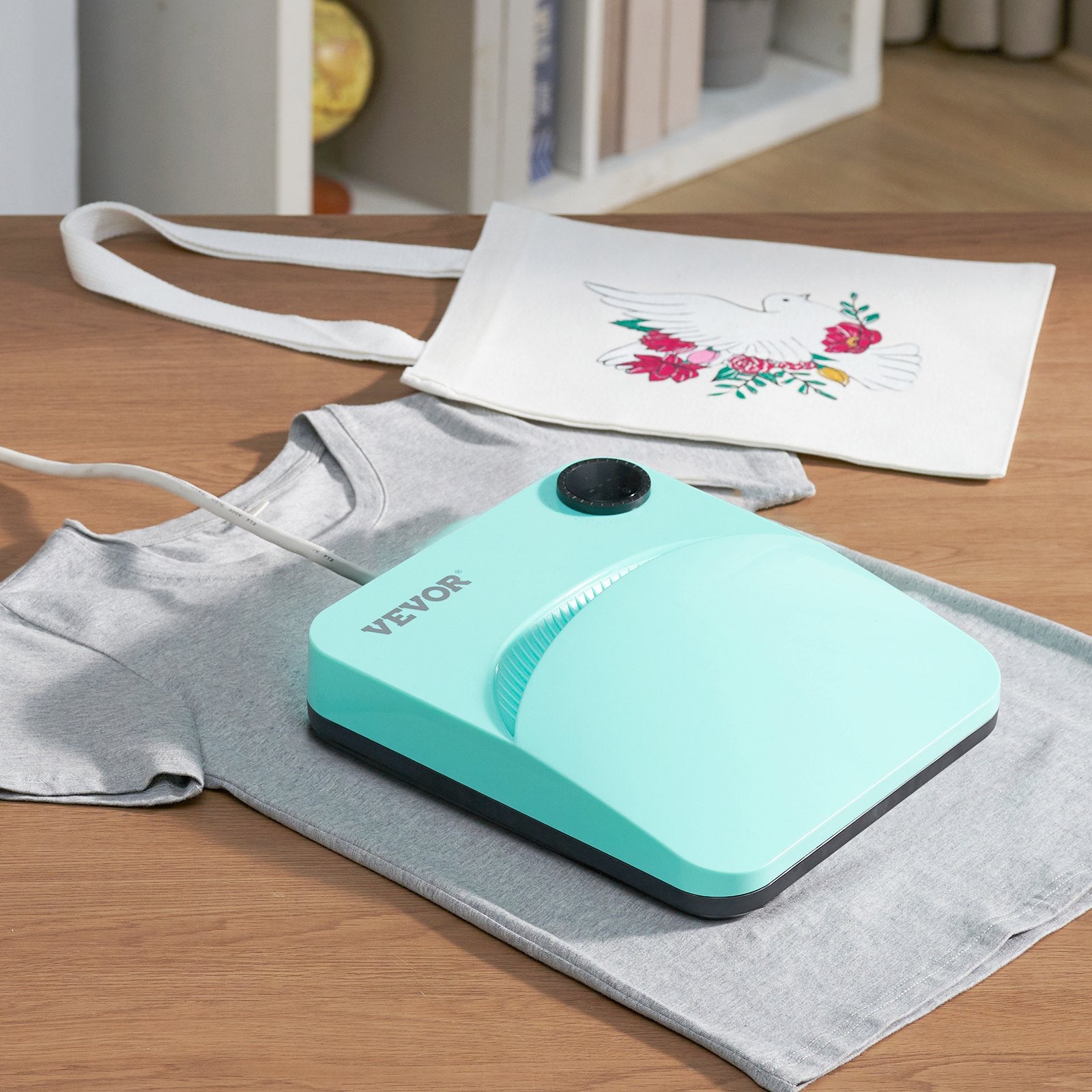 Karštas presas VEVOR Portable Easy Press, 22.9 x 22.9 cm