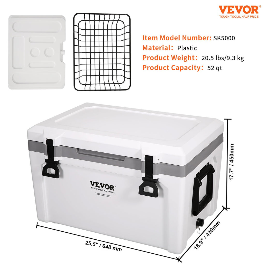Nešiojama šaltdėžė VEVOR SK5000, 49,2 l