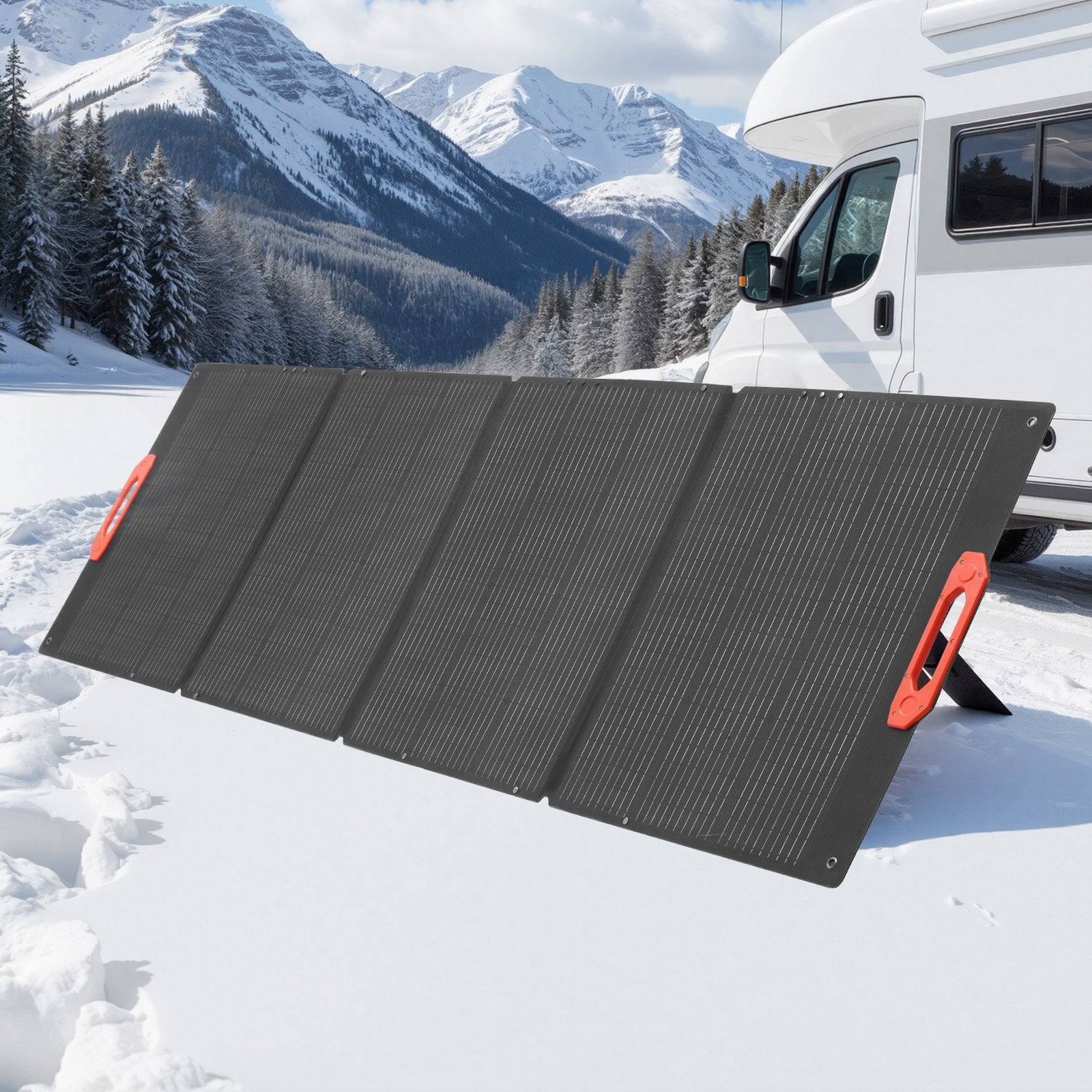 Sulankstoma monokristalinė saulės baterija VEVOR 300W, 300W galia