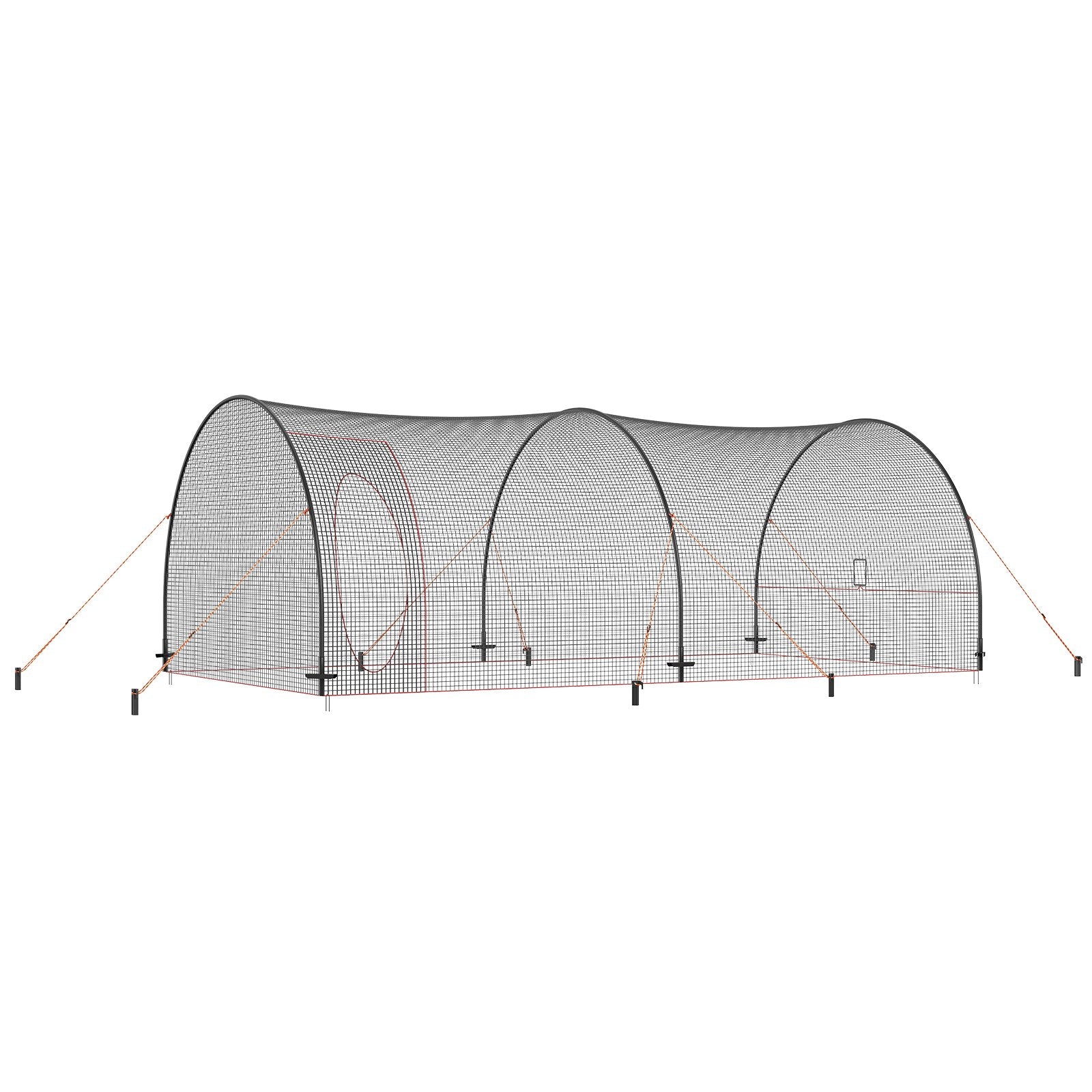 Beisbolo treniruočių narvas VEVOR YC-DJL-22*12*8ft, 6,7 m ilgio