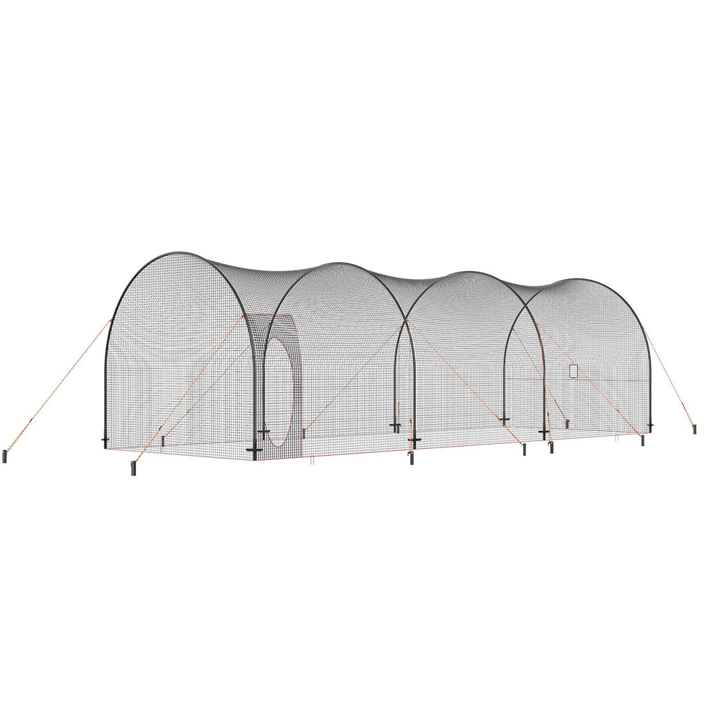 Beisbolo treniruočių narvas VEVOR YC-DJL-33*12*10ft, 10 m ilgio