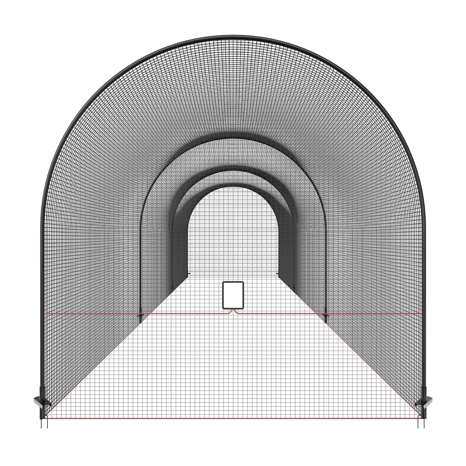 Beisbolo mušimo narvas VEVOR YC-DJL-40*12*12ft, 12,2 m ilgio