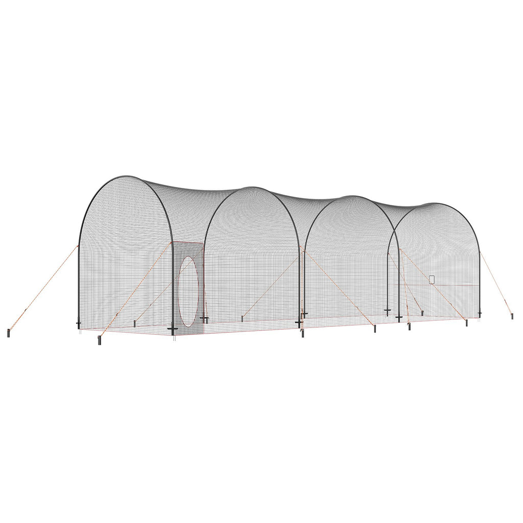 Beisbolo mušimo narvas VEVOR YC-DJL-40*12*12ft, 12,2 m ilgio