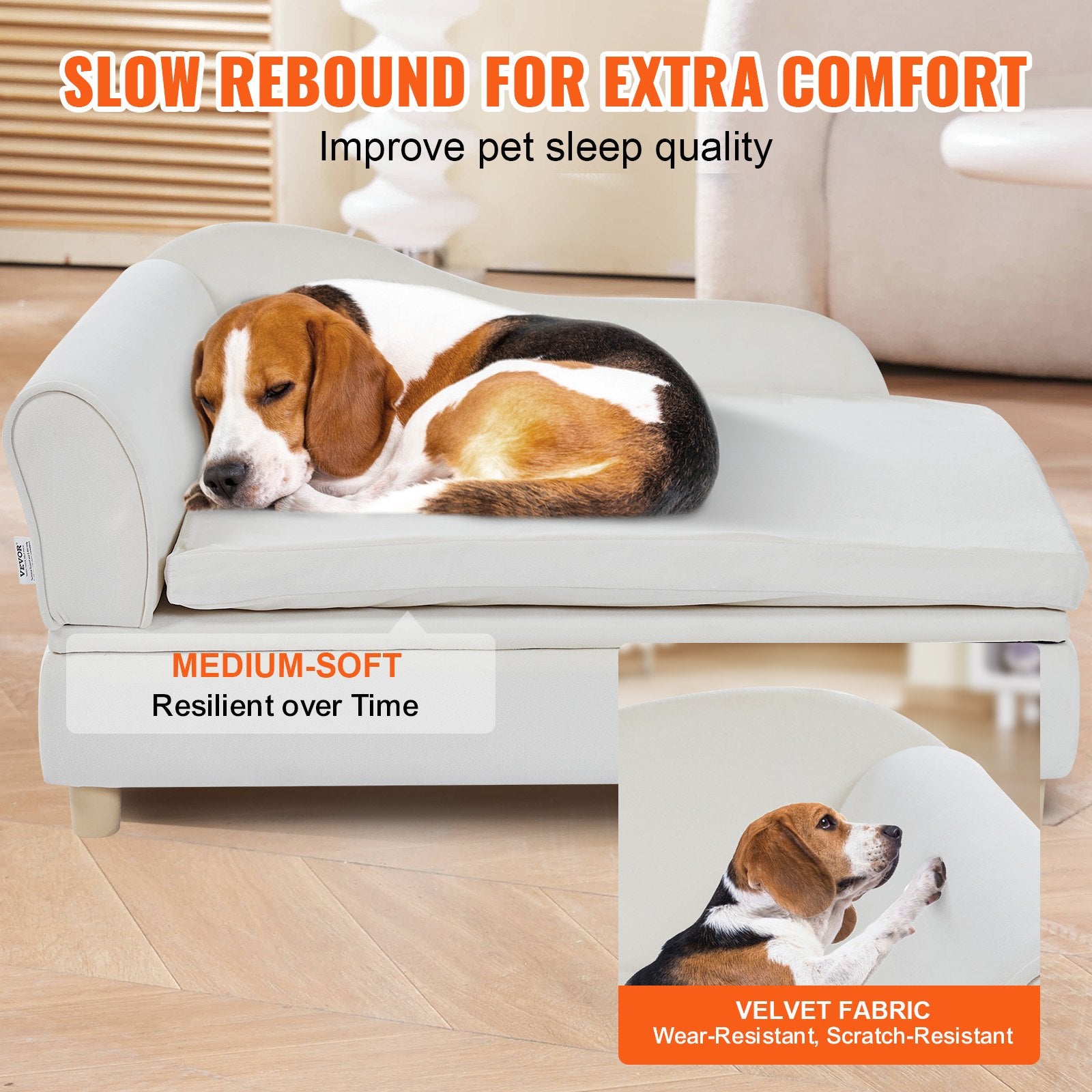 Šunų ir kačių sofa VEVOR SF-1544-3, iki 50 kg
