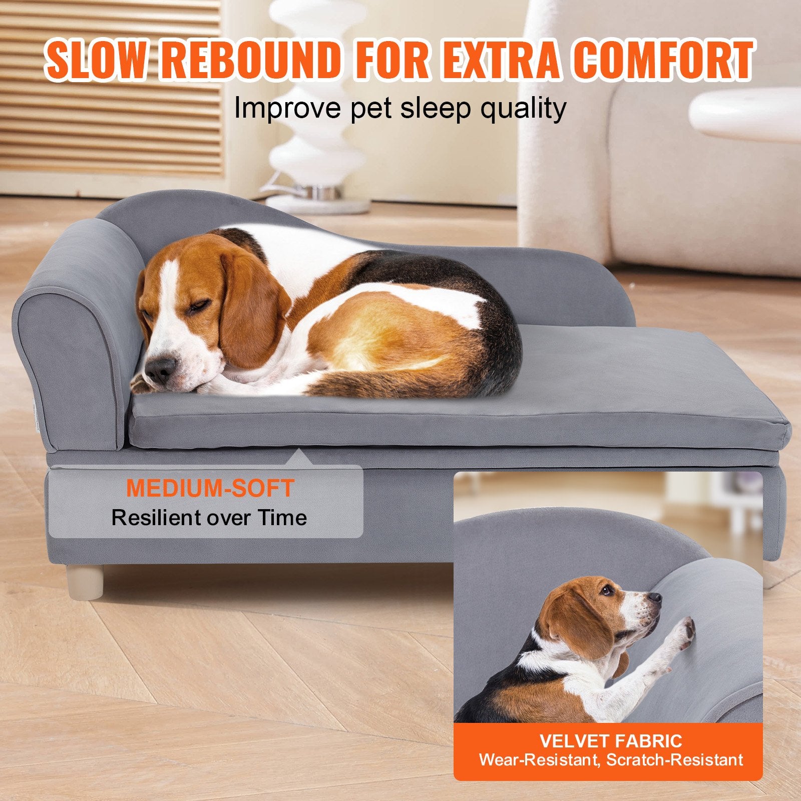 Sofa augintiniams VEVOR SF-1544-4, iki 50 kg apkrova