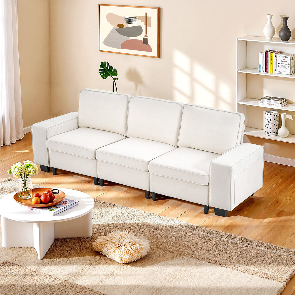 Trijų vietų sofa VEVOR GDS0250CA-3, 2540 mm