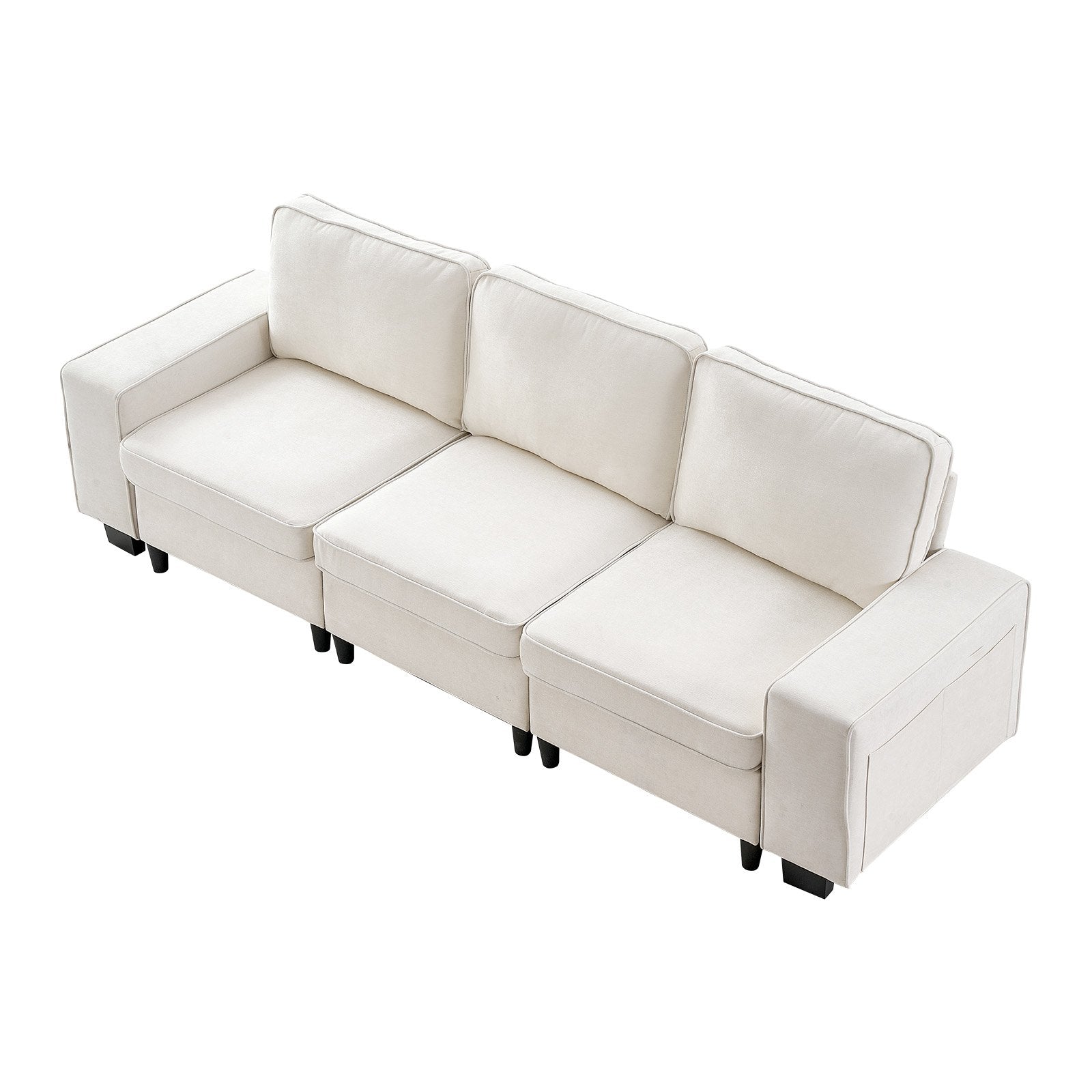 Trijų vietų sofa VEVOR GDS0250CA-3, 2540 mm