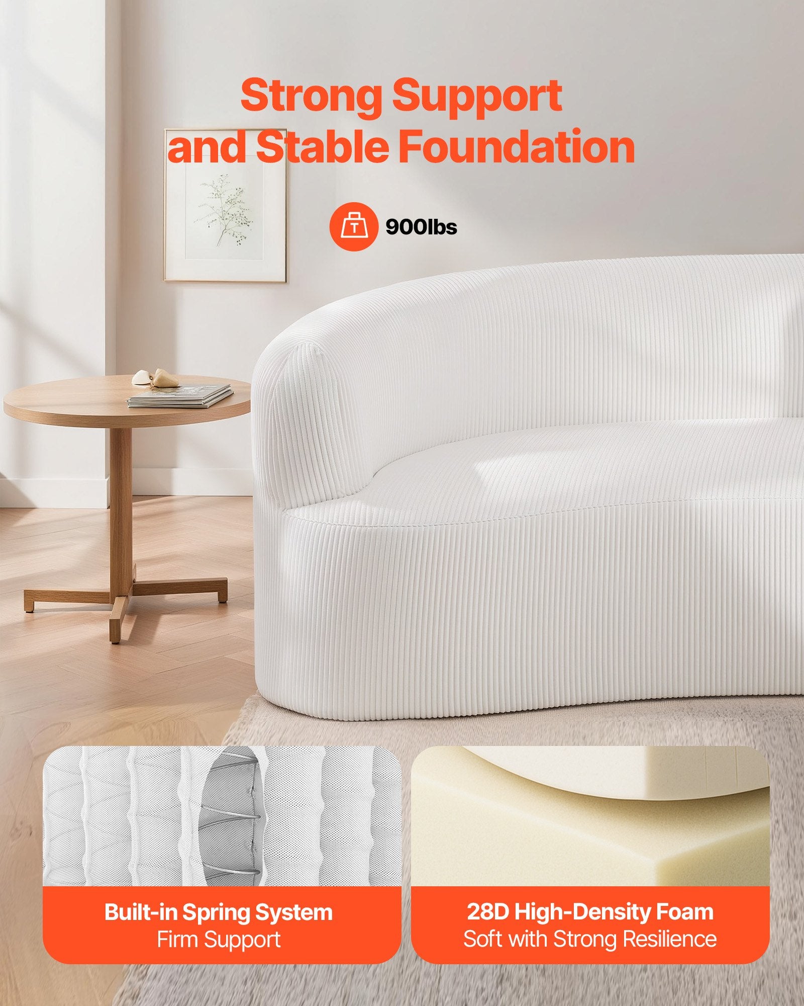 Modulinė sofa VEVOR 8022, 2840 mm