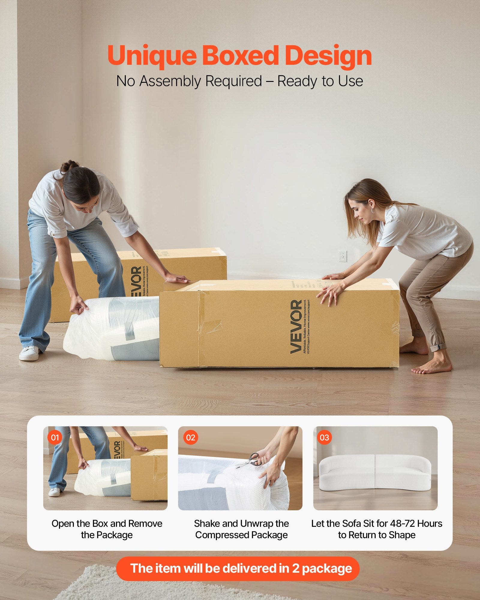 Modulinė sofa VEVOR 8022, 2840 mm