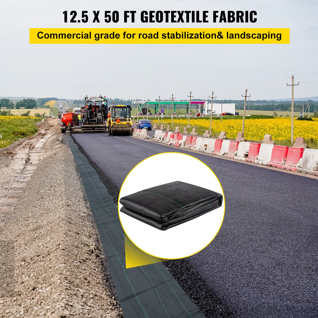 Geotekstilė VEVOR TGB-6522, 3,8 x 15,2 m