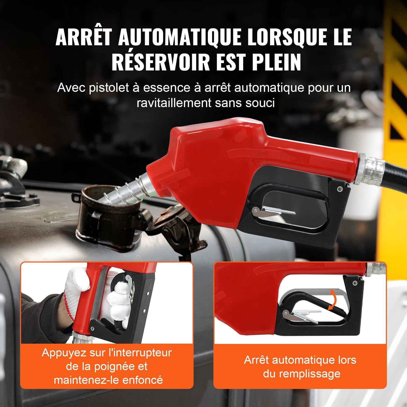 Kuro perpylimo siurblys VEVOR DCFD40A, 37,9 l/min.