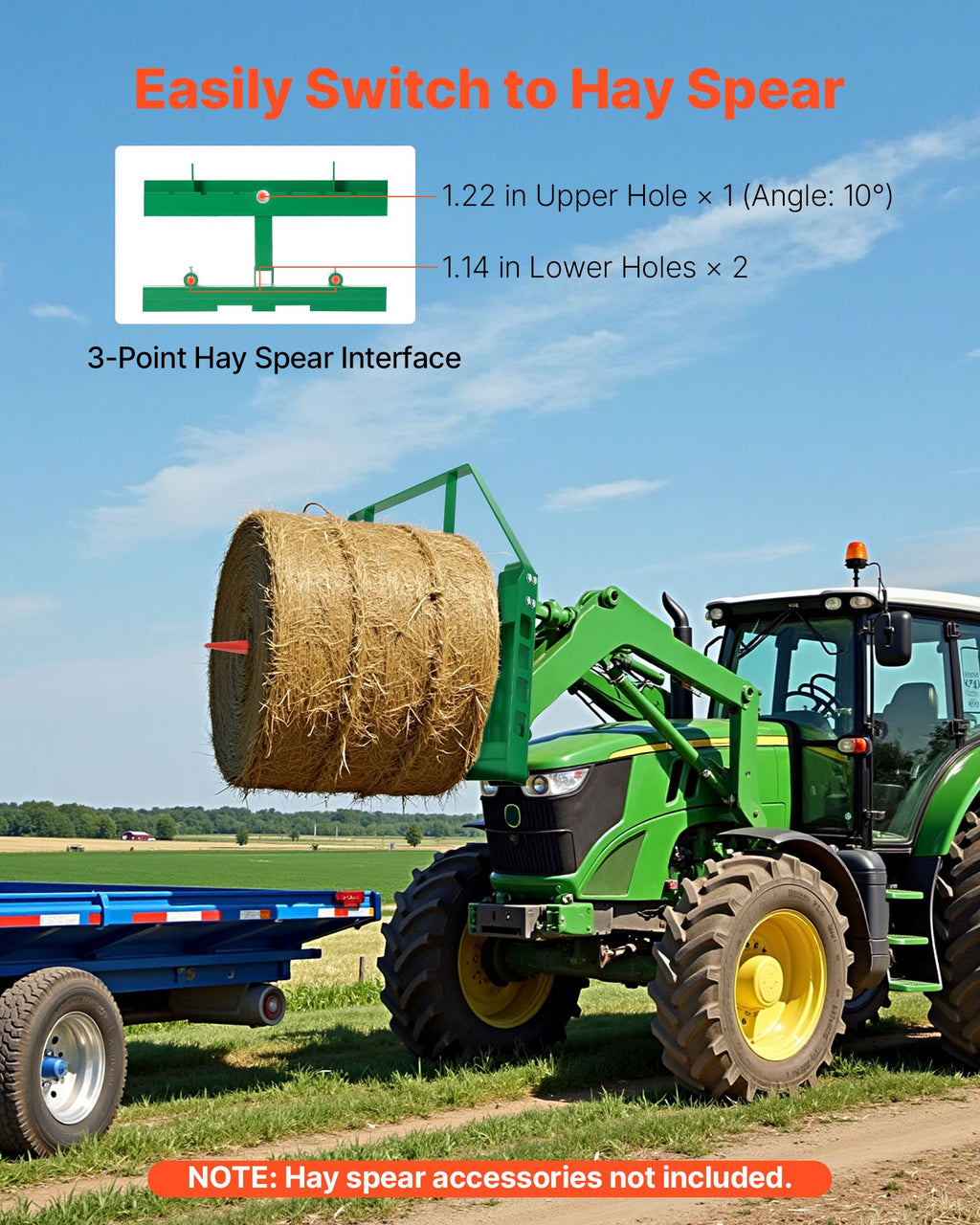 Paletinių šakių rėmas VEVOR WBS-026, 1814 kg keliamoji galia