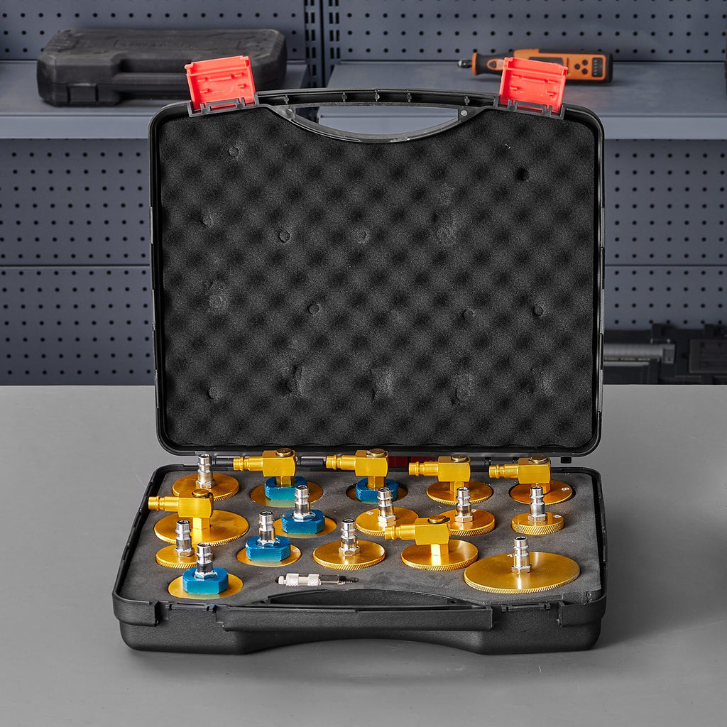 Stabdžių nuorinimo adapterių rinkinys VEVOR YS-0115, 17 dalių
